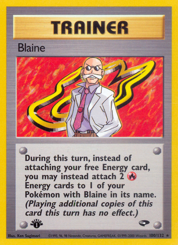 Blaine (100/132) [Gym Challenge 1st Edition] | Mindsight Gaming