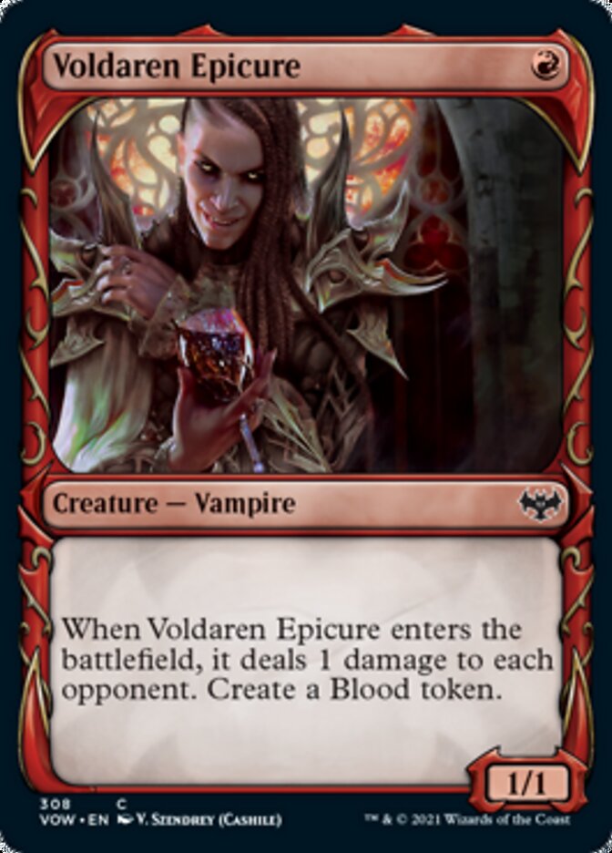 Voldaren Epicure (Showcase Fang Frame) [Innistrad: Crimson Vow] | Mindsight Gaming