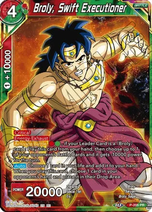 Broly, Swift Executioner [P-205] | Mindsight Gaming