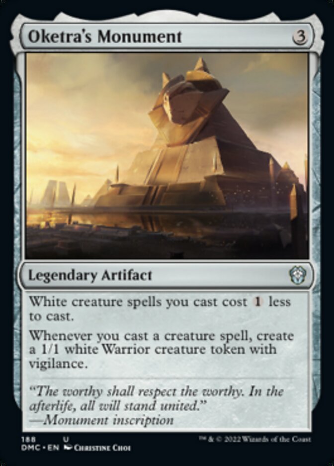 Oketra's Monument [Dominaria United Commander] | Mindsight Gaming