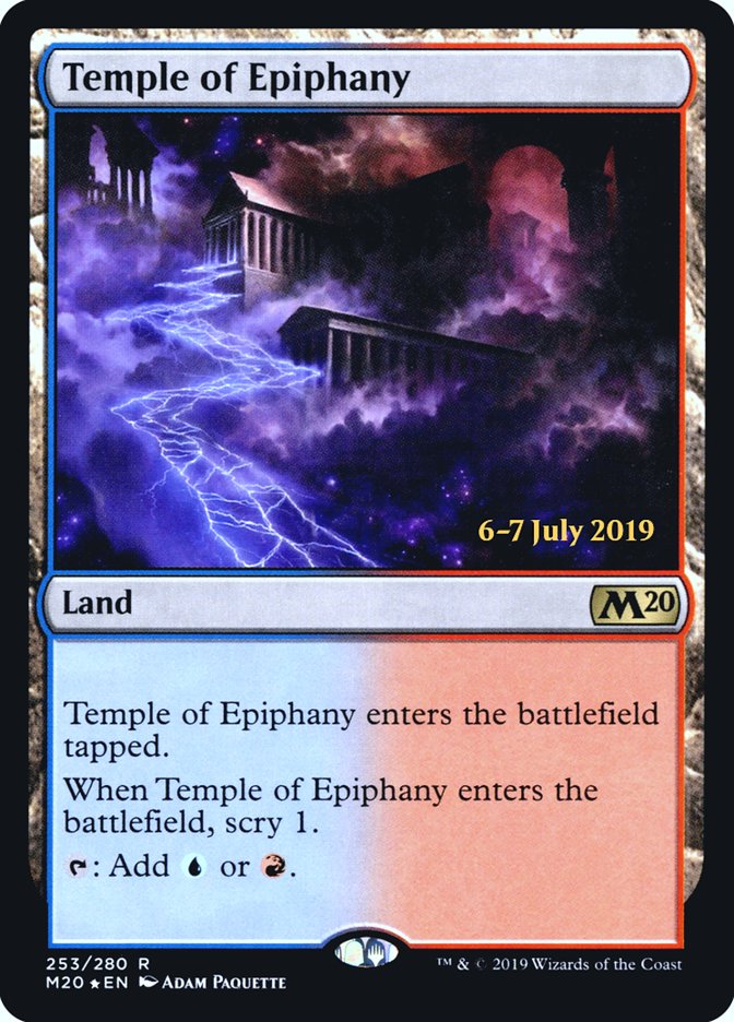 Temple of Epiphany  [Core Set 2020 Prerelease Promos] | Mindsight Gaming