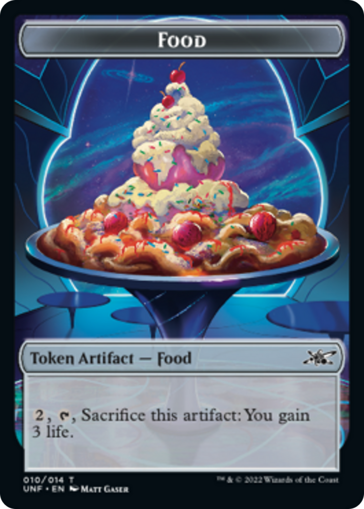 Teddy Bear // Food (010) Double-sided Token [Unfinity Tokens] | Mindsight Gaming