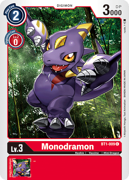 Monodramon [BT1-009] [Release Special Booster Ver.1.0] | Mindsight Gaming