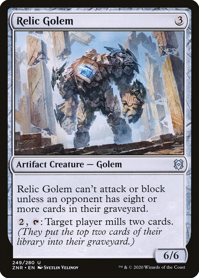 Relic Golem [Zendikar Rising] | Mindsight Gaming