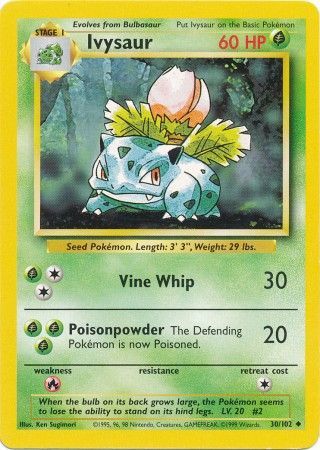 Ivysaur (30/102) [Base Set Unlimited] | Mindsight Gaming