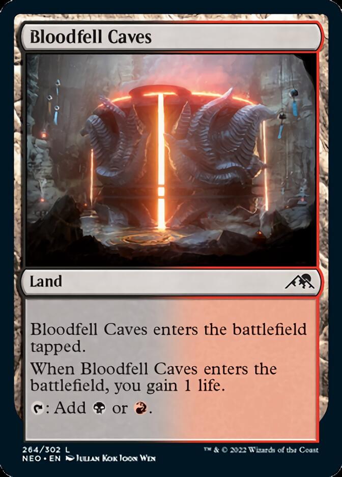 Bloodfell Caves [Kamigawa: Neon Dynasty] | Mindsight Gaming