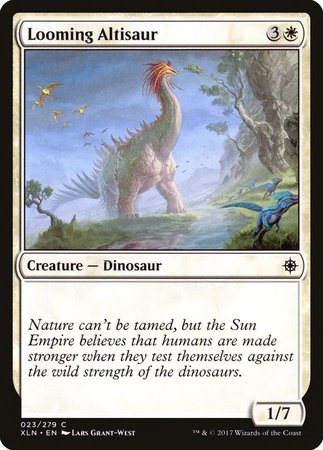 Looming Altisaur [Ixalan] | Mindsight Gaming