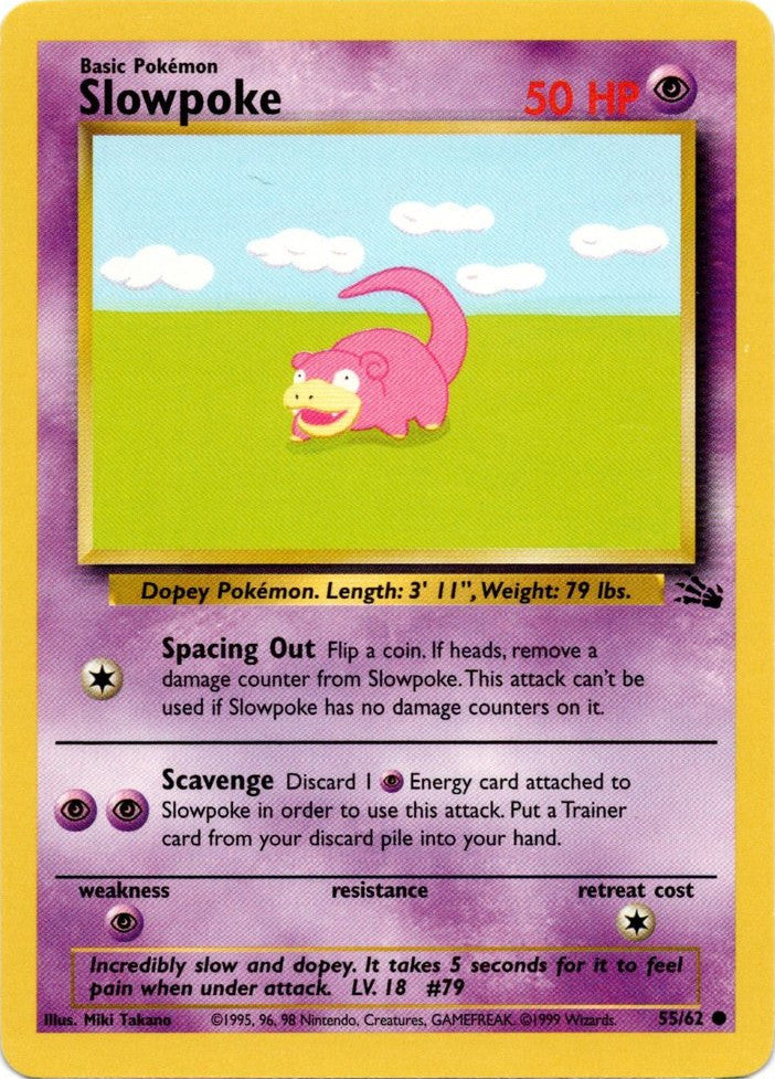 Slowpoke (55/62) [Fossil Unlimited] | Mindsight Gaming