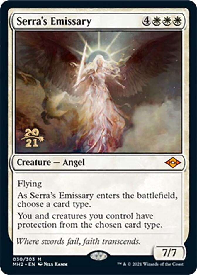 Serra's Emissary [Modern Horizons 2 Prerelease Promos] | Mindsight Gaming