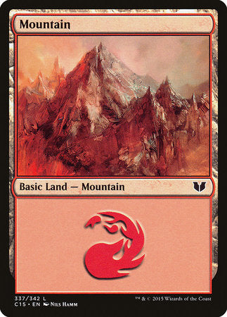 Mountain (337) [Commander 2015] | Mindsight Gaming