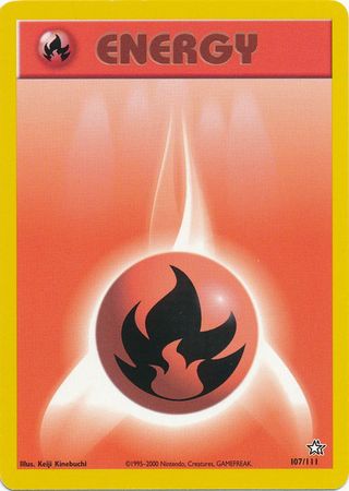 Fire Energy (107/111) [Neo Genesis Unlimited] | Mindsight Gaming