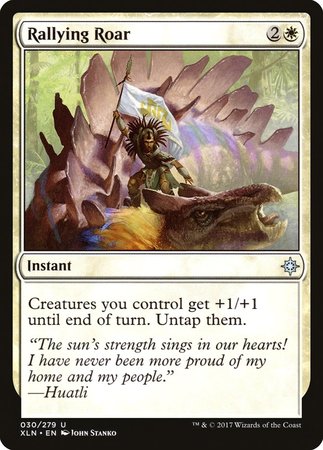 Rallying Roar [Ixalan] | Mindsight Gaming