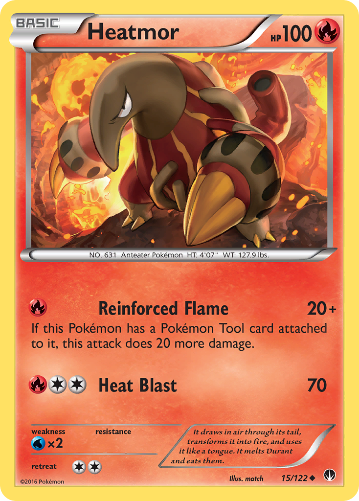 Heatmor (15/122) [XY: BREAKpoint] | Mindsight Gaming