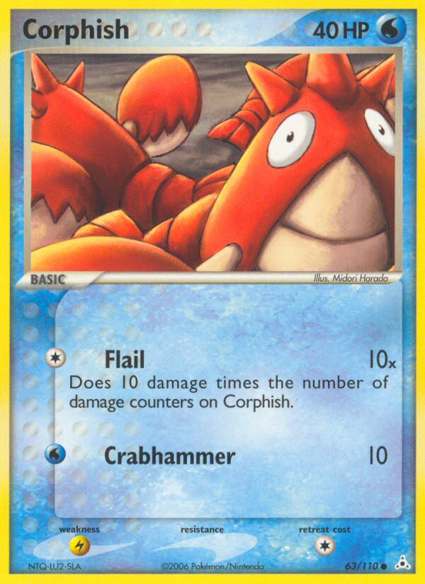 Corphish (63/110) [EX: Holon Phantoms] | Mindsight Gaming