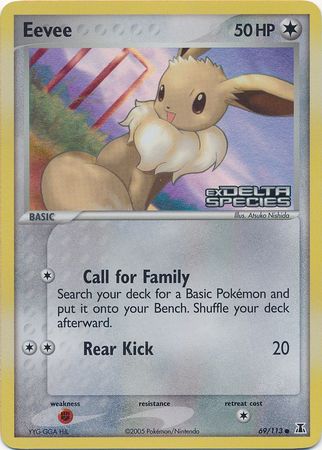 Eevee (69/113) (Stamped) [EX: Delta Species] | Mindsight Gaming