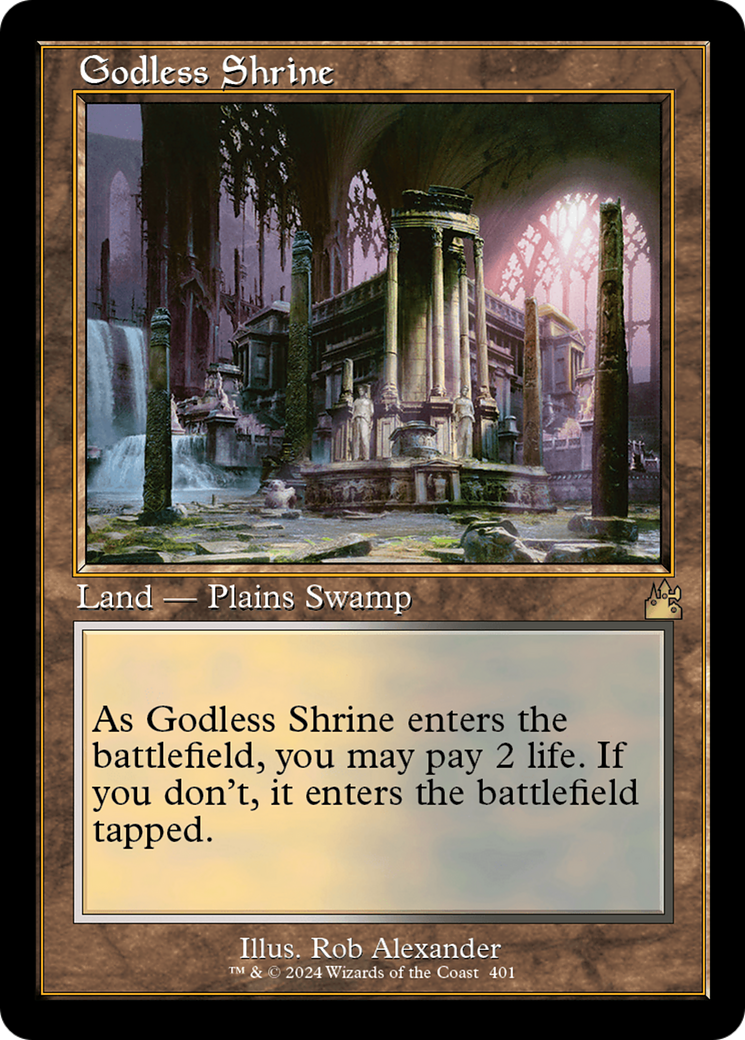 Godless Shrine (Retro) [Ravnica Remastered] | Mindsight Gaming