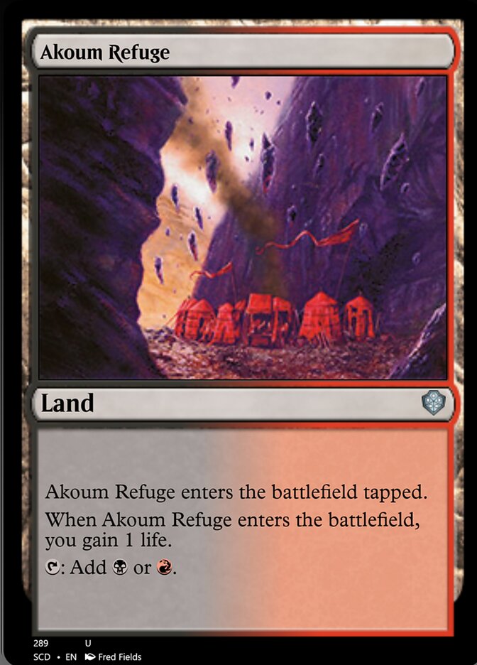 Akoum Refuge [Starter Commander Decks] | Mindsight Gaming