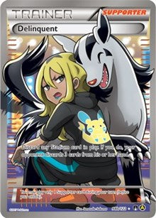 Delinquent (98b/122) (Full Art) (Alternate Art Promo) [XY: BREAKpoint] | Mindsight Gaming