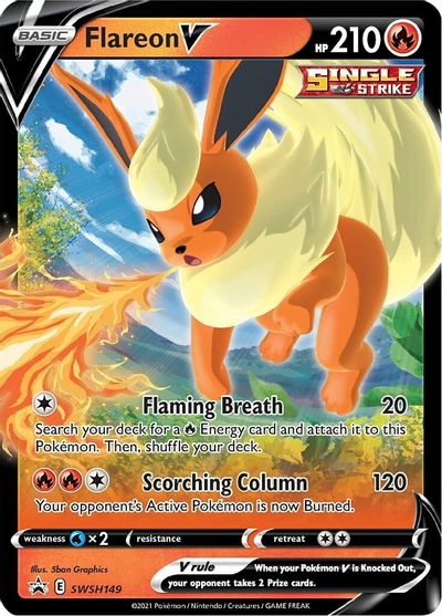 Flareon V (SWSH149) [Sword & Shield: Black Star Promos] | Mindsight Gaming