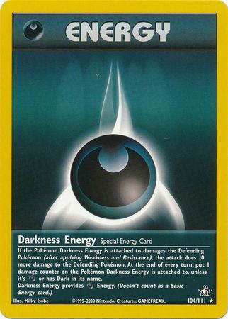 Darkness Energy (104/111) [Neo Genesis Unlimited] | Mindsight Gaming