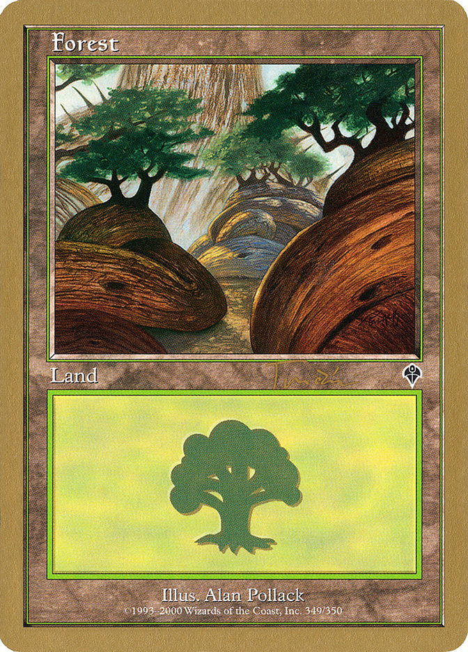 Forest (jt349a) (Jan Tomcani) [World Championship Decks 2001] | Mindsight Gaming