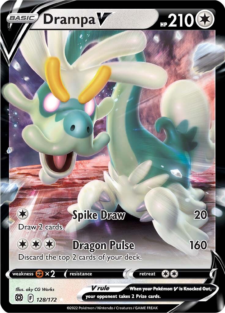 Drampa V (128/172) [Sword & Shield: Brilliant Stars] | Mindsight Gaming