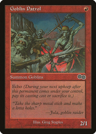 Goblin Patrol [Urza's Saga] | Mindsight Gaming