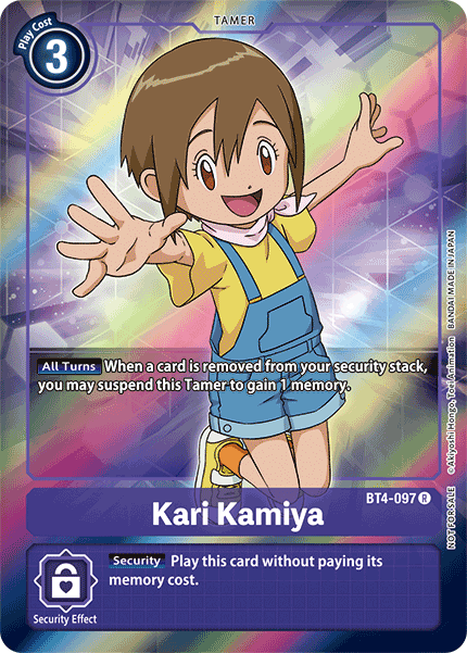 Kari Kamiya [BT4-097] (Buy-A-Box Promo) [Great Legend Promos] | Mindsight Gaming