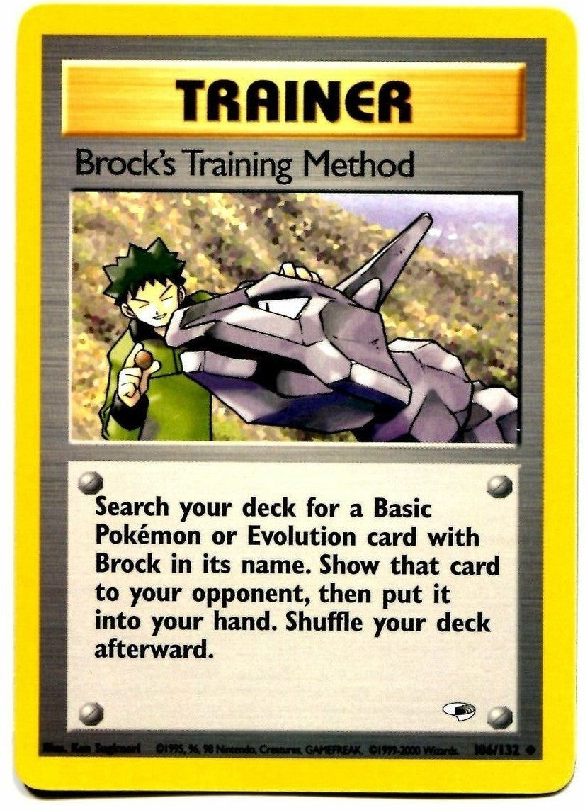 Brock's Training Method (106/132) [Gym Heroes Unlimited] | Mindsight Gaming