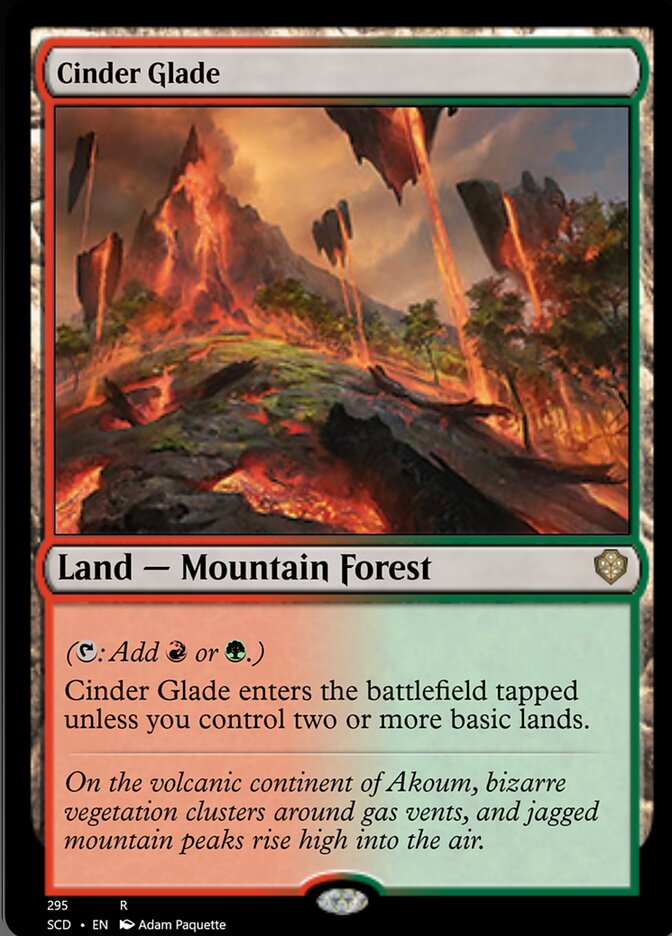 Cinder Glade [Starter Commander Decks] | Mindsight Gaming