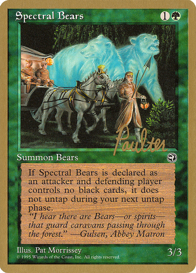 Spectral Bears (Preston Poulter) [Pro Tour Collector Set] | Mindsight Gaming