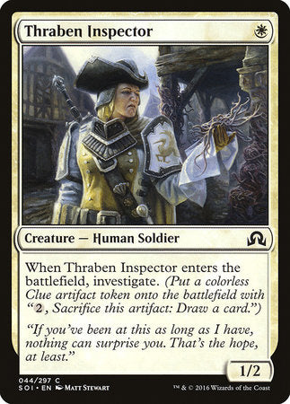 Thraben Inspector [Shadows over Innistrad] | Mindsight Gaming