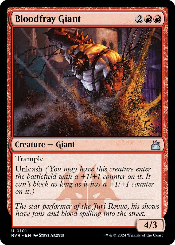 Bloodfray Giant [Ravnica Remastered] | Mindsight Gaming