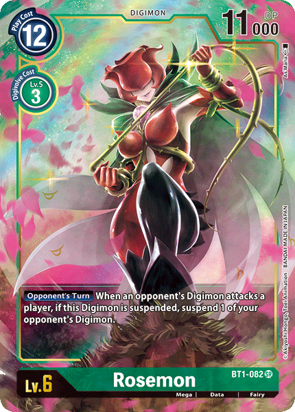 Rosemon [BT1-082] (Alternate Art) [Release Special Booster Ver.1.0] | Mindsight Gaming