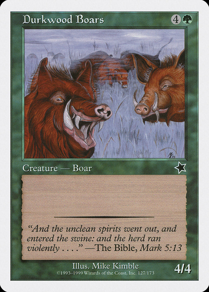 Durkwood Boars [Starter 1999] | Mindsight Gaming