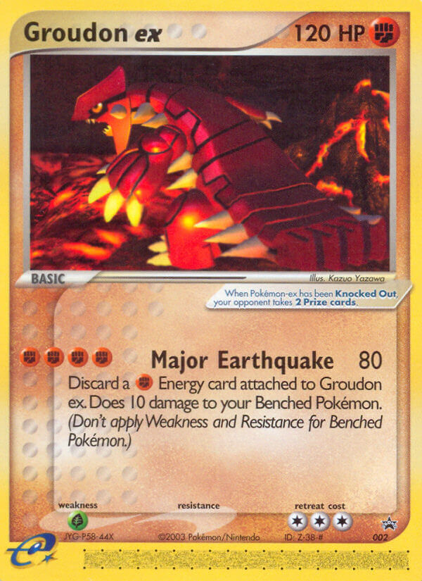 Groudon ex (002) [Nintendo: Black Star Promos] | Mindsight Gaming