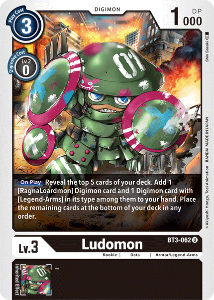 Ludomon [BT3-062] [Release Special Booster Ver.1.5] | Mindsight Gaming