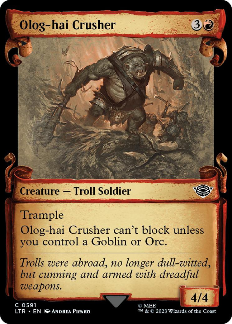 Olog-Hai Crusher [The Lord of the Rings: Tales of Middle-Earth Showcase Scrolls] | Mindsight Gaming