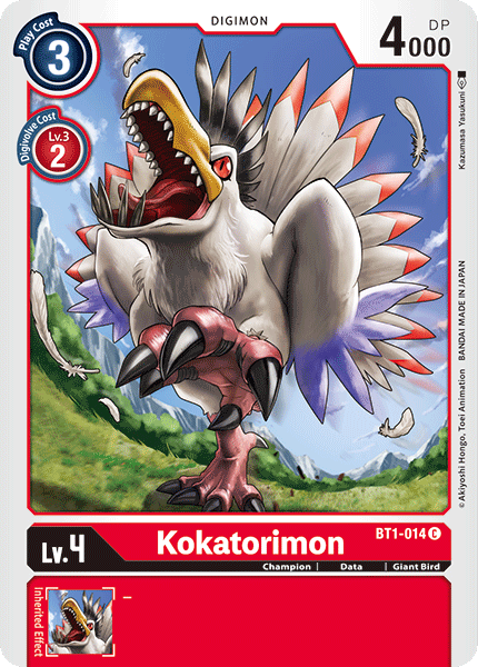 Kokatorimon [BT1-014] [Release Special Booster Ver.1.0] | Mindsight Gaming