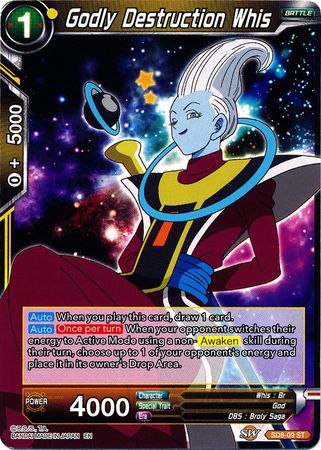 Godly Destruction Whis (Starter Deck - Rising Broly) [SD8-09] | Mindsight Gaming