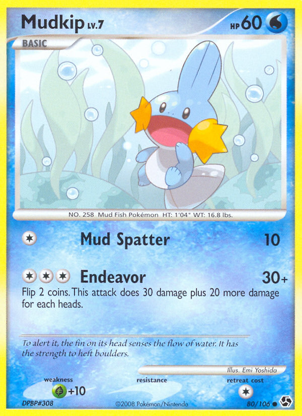 Mudkip (80/106) [Diamond & Pearl: Great Encounters] | Mindsight Gaming