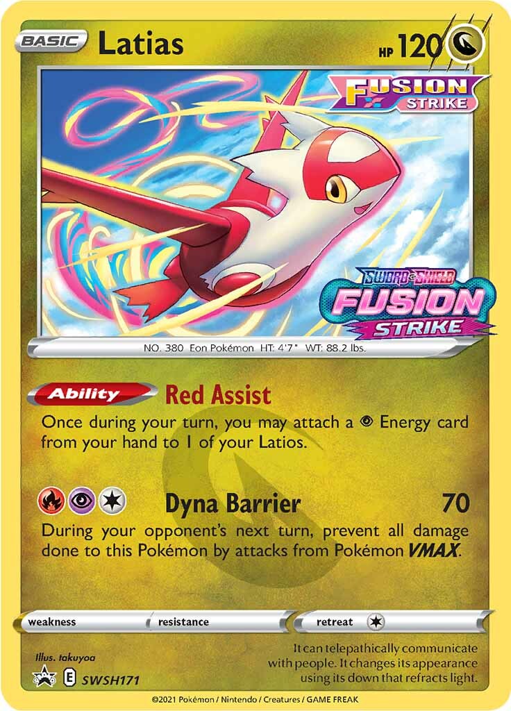 Latias (SWSH171) (Prerelease Promo) [Sword & Shield: Black Star Promos] | Mindsight Gaming