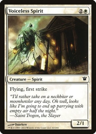 Voiceless Spirit [Innistrad] | Mindsight Gaming