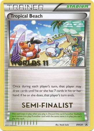 Tropical Beach (BW28) (Semi Finalist) [Black & White: Black Star Promos] | Mindsight Gaming