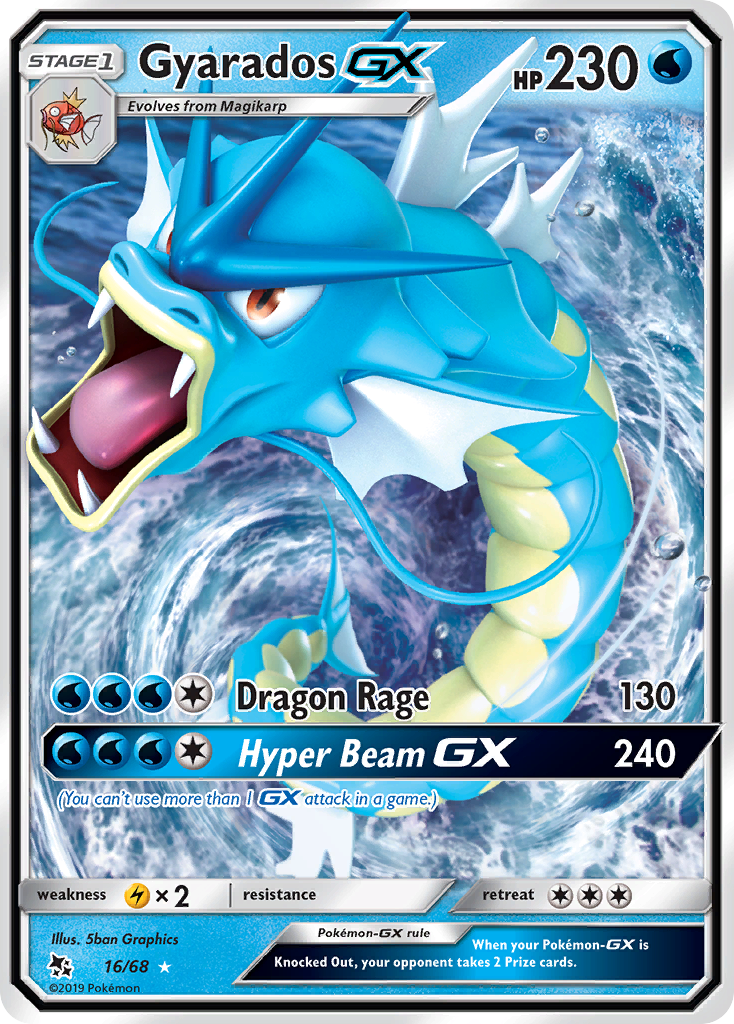 Gyarados GX (16/68) [Sun & Moon: Hidden Fates] | Mindsight Gaming