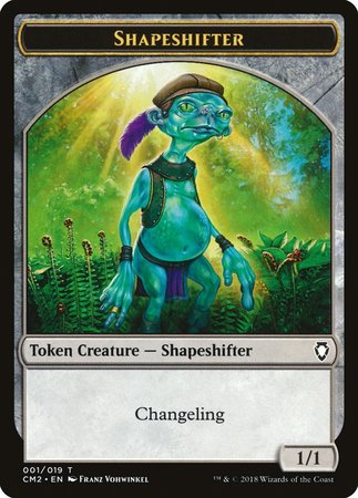 Shapeshifter Token [Commander Anthology Volume II Tokens] | Mindsight Gaming