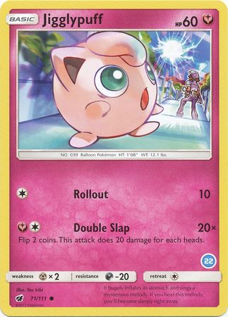 Jigglypuff (71/111) (Deck Exclusive #22) [Sun & Moon: Trainer Kit - Alolan Ninetales] | Mindsight Gaming