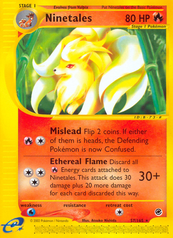 Ninetales (57/165) [Expedition: Base Set] | Mindsight Gaming