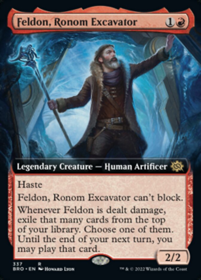 Feldon, Ronom Excavator (Extended Art) [The Brothers' War] | Mindsight Gaming