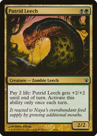 Putrid Leech [Duel Decks: Izzet vs. Golgari] | Mindsight Gaming